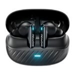 ACwO DwOTS 333 Hybrid ANC 48dB, 6 Mics AI-ENC Earbuds, 120H Playtime, Dual Pairing Bluetooth Headset (Raisin Black, True Wireless) preodux.in