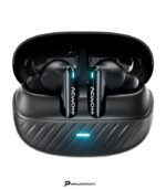 ACwO DwOTS 333 Hybrid ANC 48dB, 6 Mics AI-ENC Earbuds, 120H Playtime, Dual Pairing Bluetooth Headset (Raisin Black, True Wireless) preodux.in