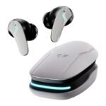 Goboult Astra Neo 70Hrs Playtime, 4 Mic ENC, BT 5.4, Comfort Grip Case Bluetooth Headset (White, True Wireless) preodux.in