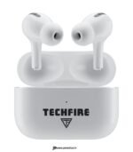 TECHFIRE BoomBuds TWS Earbuds with 100 HRS Playtime,(50ms Low Latency), Bluetooth v5.3 Bluetooth Headset (White, True Wireless) preodux.in