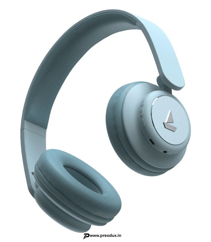 boAt Rockerz 450, 40mm Drivers, 15H Battery, Stream Ad Free Music via App Bluetooth Headset (Aqua Blue, On the Ear) preodux.in