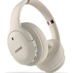 Noise Airwave Max 4 with 70 Hours Playtime, ENC with Dual pairing & Ultra-low latency Bluetooth Headset (Calm Beige, On the Ear) preodux.in