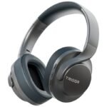 TRIGGR Punkheadz Z2 with 50H Battery, Dual Pairing, 40mm Drivers, ENC, Aux Port, v5.4 Bluetooth Headset (Graphite Grey, On the Ear) preodux.in