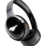 Goboult Mustang Thunder 70H Battery, ENC Mic, 40mm Drivers, LED Lights Bluetooth & Wired Headset (Silver, Black, On the Ear) preodux.in