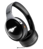 Goboult Mustang Thunder 70H Battery, ENC Mic, 40mm Drivers, LED Lights Bluetooth & Wired Headset (Silver, Black, On the Ear) preodux.in
