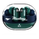Goboult Mustang Sprint, App Support, Dual Pairing, 60Hrs, 32dB ANC & Quad Mic ENC, 6.0v Bluetooth Headset (Nitro Green, True Wireless