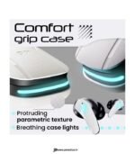 Goboult Astra Neo 70Hrs Playtime, 4 Mic ENC, BT 5.4, Comfort Grip Case Bluetooth Headset (White, True Wireless) preodux.in