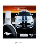 Goboult Mustang Thunder 70H Battery, ENC Mic, 40mm Drivers, LED Lights Bluetooth & Wired Headset (Silver, Black, On the Ear) preodux.in