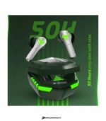 Aroma NB126 Aster V5.4 Upto 50Hr Playtime 45Ms Latency Fast Charging RGB Gaming TWS Bluetooth Headset (Electric Green, True Wireless) preodux.in