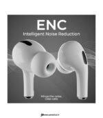 TECHFIRE BoomBuds TWS Earbuds with 100 HRS Playtime,(50ms Low Latency), Bluetooth v5.3 Bluetooth Headset (White, True Wireless) preodux.in
