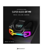 Number Super Buds GT M9 Gaming TWS Earbuds, 60Hr Playback, ANC, 4 Mic ENC, Dual Pairing Bluetooth Headset (Glass Black, True Wireless) preodux.in