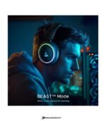 boAt Rockerz 480 w Beast Mode, RGB LEDs(6 Light Modes), 60HRS Playback & ENx Tech Bluetooth Headset (Black Sabre, On the Ear) preodux.in