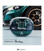 Goboult Mustang Sprint, App Support, Dual Pairing, 60Hrs, 32dB ANC & Quad Mic ENC, 6.0v Bluetooth Headset (Nitro Green, True Wireless - Image 2