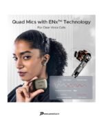 boAt Airdopes 161, Adv 4Mic ENx, 50H Battery,Fast Charge,13mm Driver, Metallic Finish Bluetooth Headset (Carbon Black, True Wireless) preodux.in