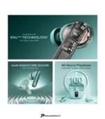 boAt Airdopes 181 Pro, 100H Battery, ENx,LED Display, Stream Ad Free Music via App Bluetooth Headset (Frosted Mint, True Wireless) preodux.in