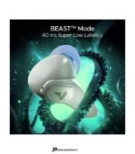 boAt Immortal 131 w Beast Mode(40ms Low Latency), 40 Hours Playback & RGB Lights Bluetooth Headset (White Sabre, True Wireless) preodux.in