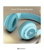 boAt Rockerz 450, 40mm Drivers, 15H Battery, Stream Ad Free Music via App Bluetooth Headset (Aqua Blue, On the Ear) preodux.in
