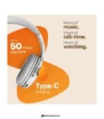 Noise TWO with 50 Hours Playtime, Low latency (up to 41ms), and Dual pairing Wireless Bluetooth Headset (Calm White, On the Ear) preodux.in