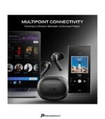 boAt Airdopes Supreme w 4 Mics AI ENx Tech, 50 HRS Playback,Multi Point Connectivity Bluetooth Headset (Classic Black, True Wireless) preodux.in