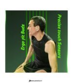 Aroma NB126 Aster V5.4 Upto 50Hr Playtime 45Ms Latency Fast Charging RGB Gaming TWS Bluetooth Headset (Electric Green, True Wireless) preodux.in