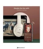 Noise Airwave Max 4 with 70 Hours Playtime, ENC with Dual pairing & Ultra-low latency Bluetooth Headset (Calm Beige, On the Ear) preodux.in