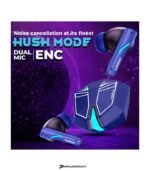 HOPPUP Xo6 Gaming Earbuds with 35MS Low Latency, RGB LED, 13MM DRIVERS & 50H PlayTime Bluetooth Headset (Cobalt Blue, True Wireless) preodux.in