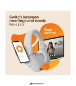 Noise TWO with 50 Hours Playtime, Low latency (up to 41ms), and Dual pairing Wireless Bluetooth Headset (Calm White, On the Ear) preodux.in