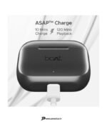 boAt Airdopes 161, Adv 4Mic ENx, 50H Battery,Fast Charge,13mm Driver, Metallic Finish Bluetooth Headset (Carbon Black, True Wireless) preodux.in