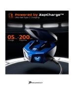 TRIGGR Kraken X1 Plus with Dual Pairing, Battery Display, Quad ENC, 70H Battery, v5.3 Bluetooth Headset (Cobalt Mariner, True Wireless) preodux.in
