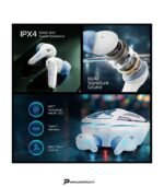 boAt Immortal 131 w Beast Mode(40ms Low Latency), 40 Hours Playback & RGB Lights Bluetooth Headset (White Sabre, True Wireless) preodux.in