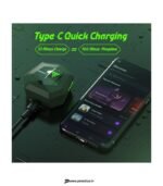 Aroma NB126 Aster V5.4 Upto 50Hr Playtime 45Ms Latency Fast Charging RGB Gaming TWS Bluetooth Headset (Electric Green, True Wireless) preodux.in
