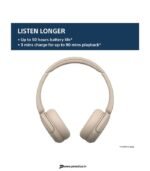 Sony WH-CH520CZ IN Bluetooth Headset (Taupe, On the Ear) preodux.in