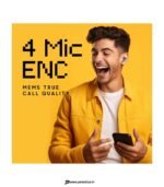 Number Super Buds GT M9 Gaming TWS Earbuds, 60Hr Playback, ANC, 4 Mic ENC, Dual Pairing Bluetooth Headset (Glass Black, True Wireless) preodux.in