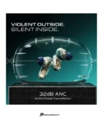 Goboult Mustang Sprint, App Support, Dual Pairing, 60Hrs, 32dB ANC & Quad Mic ENC, 6.0v Bluetooth Headset (Nitro Green, True Wireless - Image 7