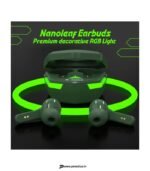Aroma NB126 Aster V5.4 Upto 50Hr Playtime 45Ms Latency Fast Charging RGB Gaming TWS Bluetooth Headset (Electric Green, True Wireless) preodux.in