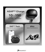 boAt Airdopes Supreme w 4 Mics AI ENx Tech, 50 HRS Playback,Multi Point Connectivity Bluetooth Headset (Classic Black, True Wireless) preodux.in