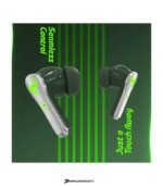 Aroma NB126 Aster V5.4 Upto 50Hr Playtime 45Ms Latency Fast Charging RGB Gaming TWS Bluetooth Headset (Electric Green, True Wireless) preodux.in