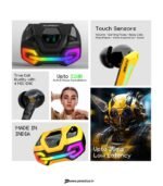 Number Super Buds GT M9 Gaming TWS Earbuds, 60Hr Playback, ANC, 4 Mic ENC, Dual Pairing Bluetooth Headset (Glass Black, True Wireless) preodux.in