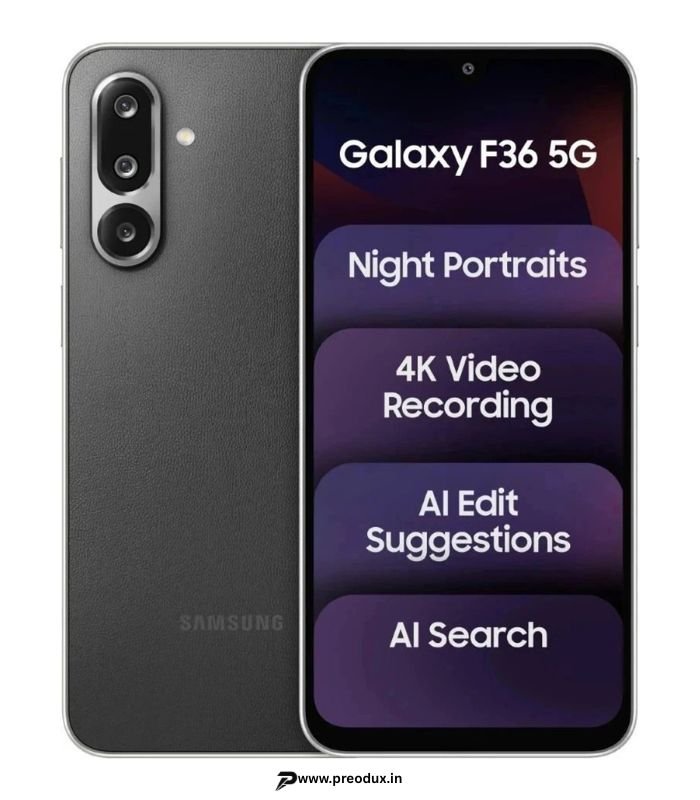Samsung Galaxy F36 5G (Violet, 128 GB) (6 GB RAM) preodux.in