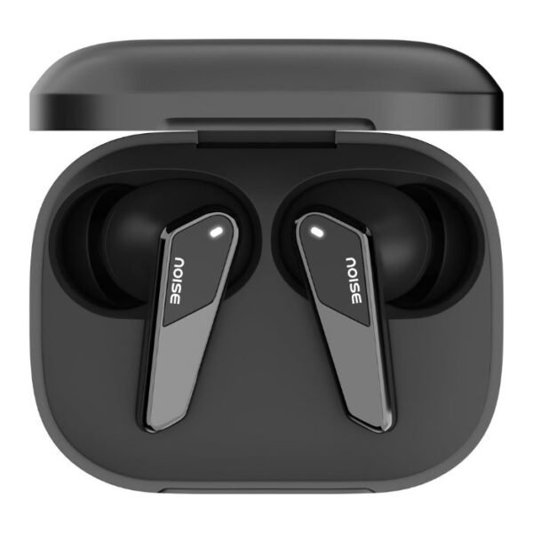Noise Buds N1 Pro TWS Earphones with 30dB ANC, Metallic Finish, Active Noise Cancelling, 60H Playtime, Dual Pairing, Fast Charge (Chrome Black) preodux.in