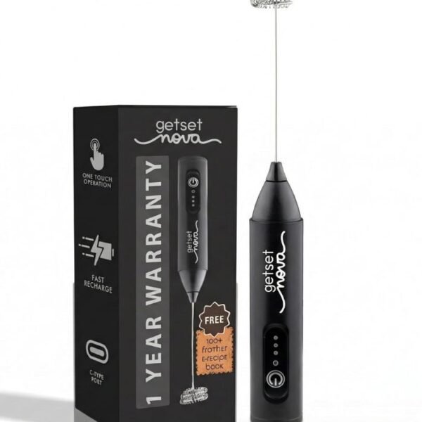 Rechargeable Electric Coffee Maker & Milk Frother with Dual Spring Tech by GetSetNova preodux.in