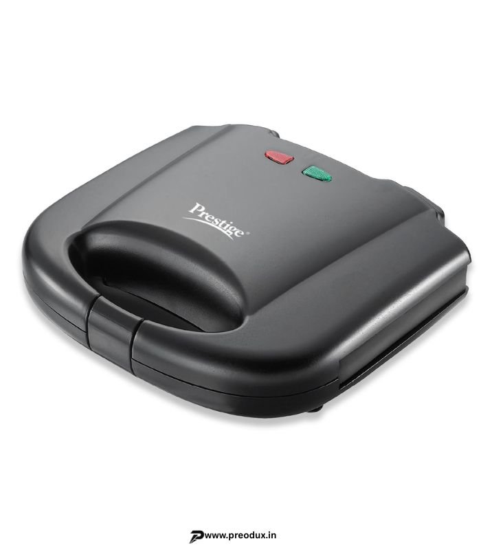 Prestige PGMFB 800-Watt Grill Sandwich Toaster with Fixed Plates (Black) preodux.in