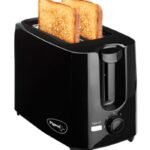 Pigeon 2-Slice Auto Pop-Up Bread Toaster 750W (Black) preodux.in