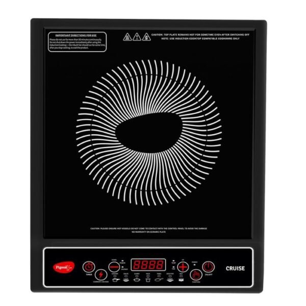 Pigeon Cruise 1800-Watt Induction Cooktop with LED Display (Black) preodux.in