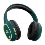 ZEBRONICS Zeb-Thunder, True 60Hr Backup, BT v6.0, Gaming Mode, ENC, AUX, mSD, Dual Pairing Bluetooth & Wired Headset (Teal Green, On the Ear) preodux.in