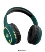 ZEBRONICS Zeb-Thunder, True 60Hr Backup, BT v6.0, Gaming Mode, ENC, AUX, mSD, Dual Pairing Bluetooth & Wired Headset (Teal Green, On the Ear) preodux.in