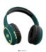 ZEBRONICS Zeb-Thunder, True 60Hr Backup, BT v6.0, Gaming Mode, ENC, AUX, mSD, Dual Pairing Bluetooth & Wired Headset (Teal Green, On the Ear) preodux.in