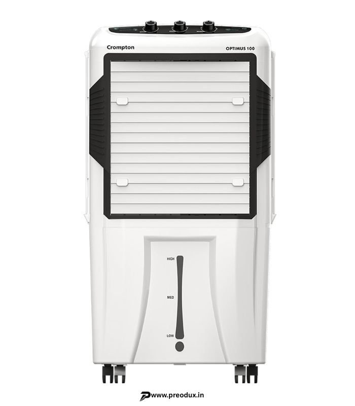 Crompton Optimus 100L Desert Air Cooler with Ice Chamber & Honeycomb Pads preodux.in