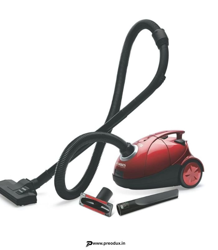 Eureka Forbes Quick Clean DX 1200W Vacuum Cleaner with Reusable Dust Bags (Red) preodux.in