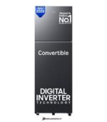 Samsung 256L 3-Star Convertible Frost Free Double Door Refrigerator (Black DOI) preodux.in